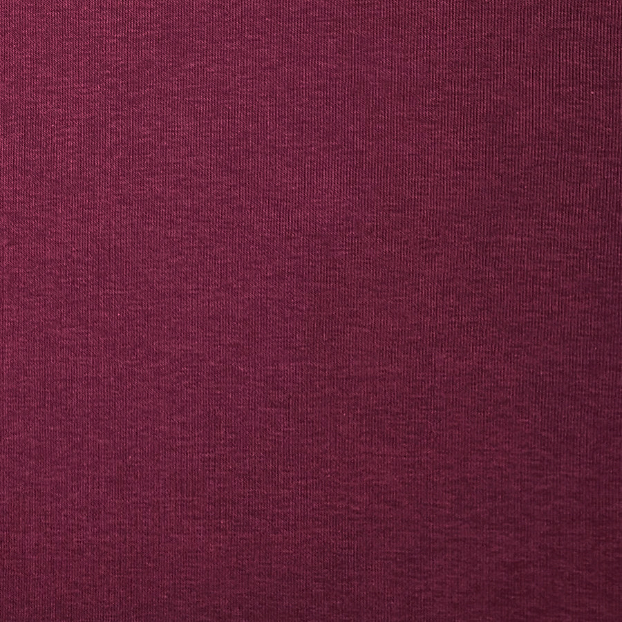 Sweatstoff uni bordeaux