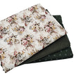 Trachten Stoffpaket mit Babycord in grün und Blumen Schürze