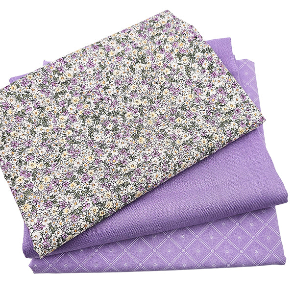 Trachten Stoffpaket lavendel mit Blumen Schürze