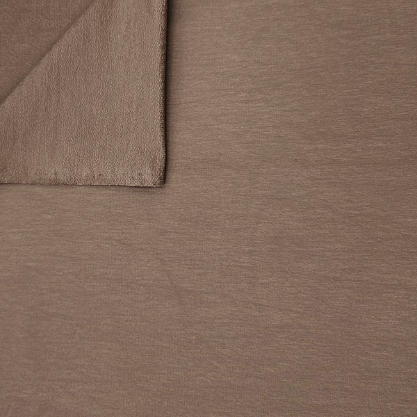 French Terry uni taupe