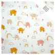 Stoffbox Musselin Elefant Bio und Regenbogen
