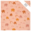 Stoffbox Musselin Elefant Bio und Regenbogen