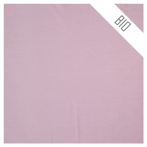 Baumwolljersey uni rosa Bio