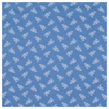 Trachten Stoffpaket blau und grau mit Schürze