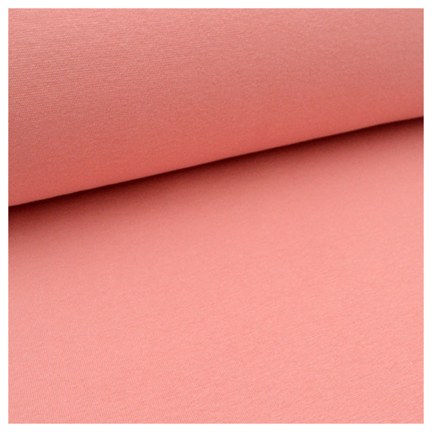 Jersey Stoffpaket Tulpen und uni rose mit Bündchen