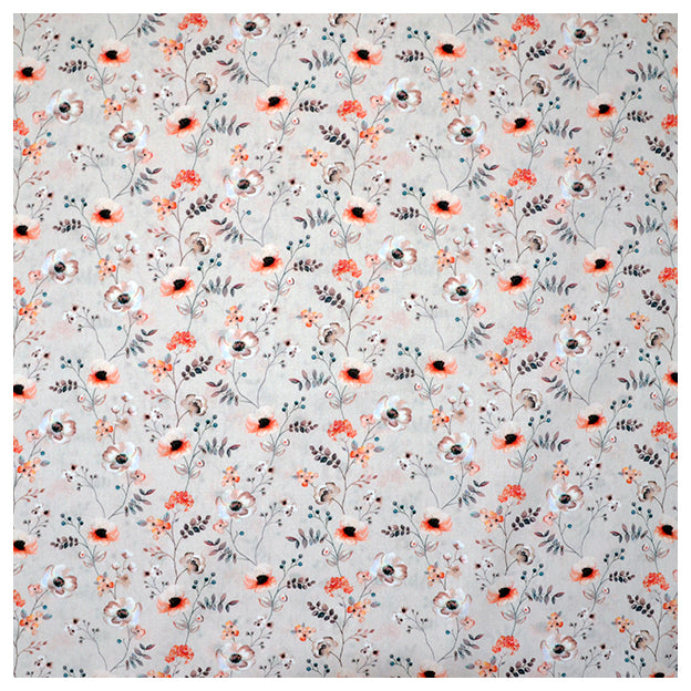 Trachten Stoffpaket Steinnuss und apricot mit Schürze