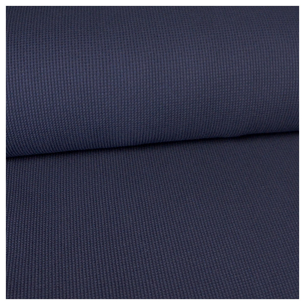 Stoffbox Jersey Traktoren weiß und Waffeljersey mit Bündchen