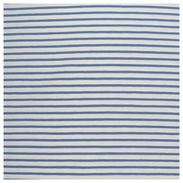 Jersey Stoffpaket Vögel und Streifen mit Bündchen