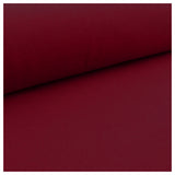 Jersey Stoffpaket Blumen Collage ecru und uni bordeaux mit Bündchen