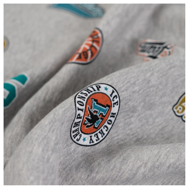 Sweat Sport grau meliert