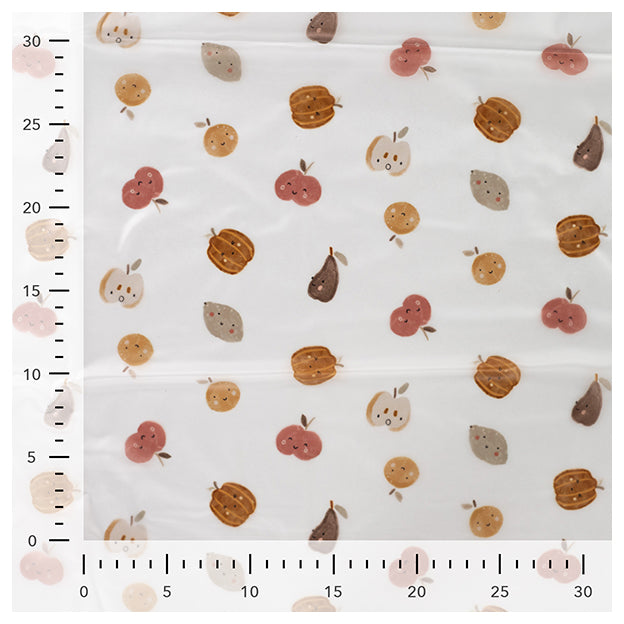 Raincoat transparent Obst