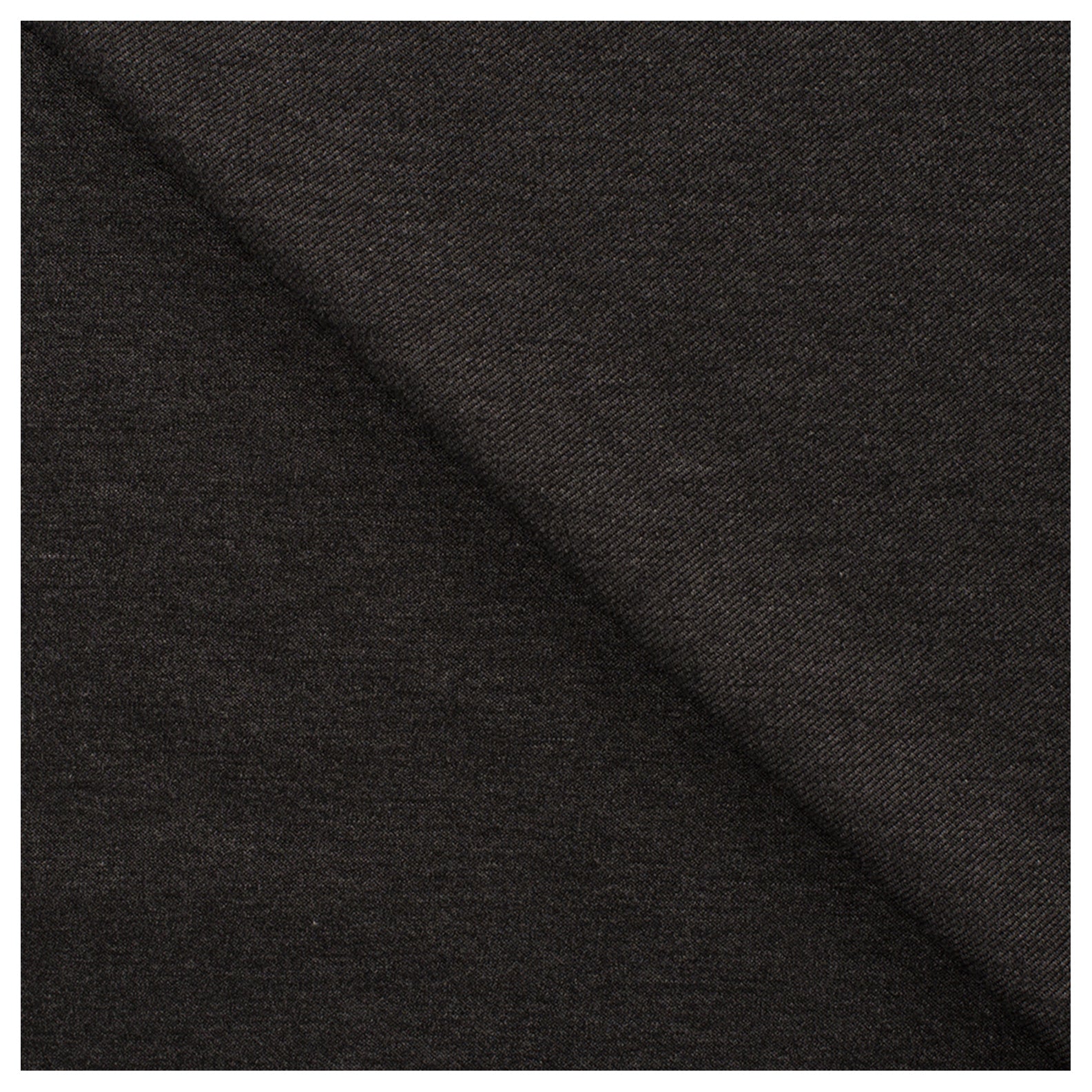 Twill Jeansoptik dunkelgrau meliert