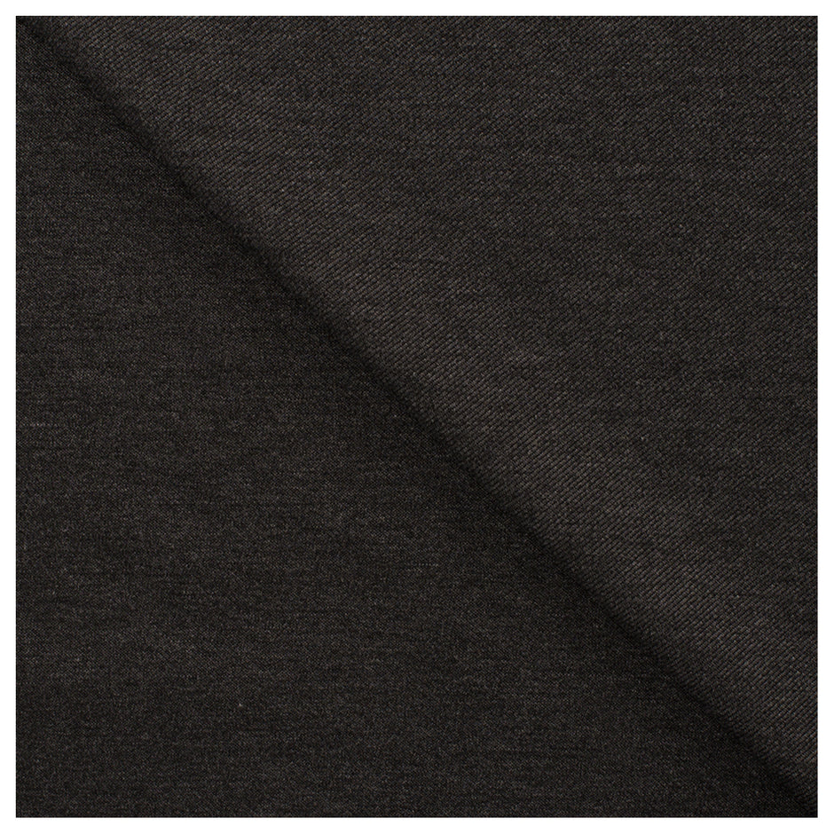 Twill Jeansoptik dunkelgrau meliert