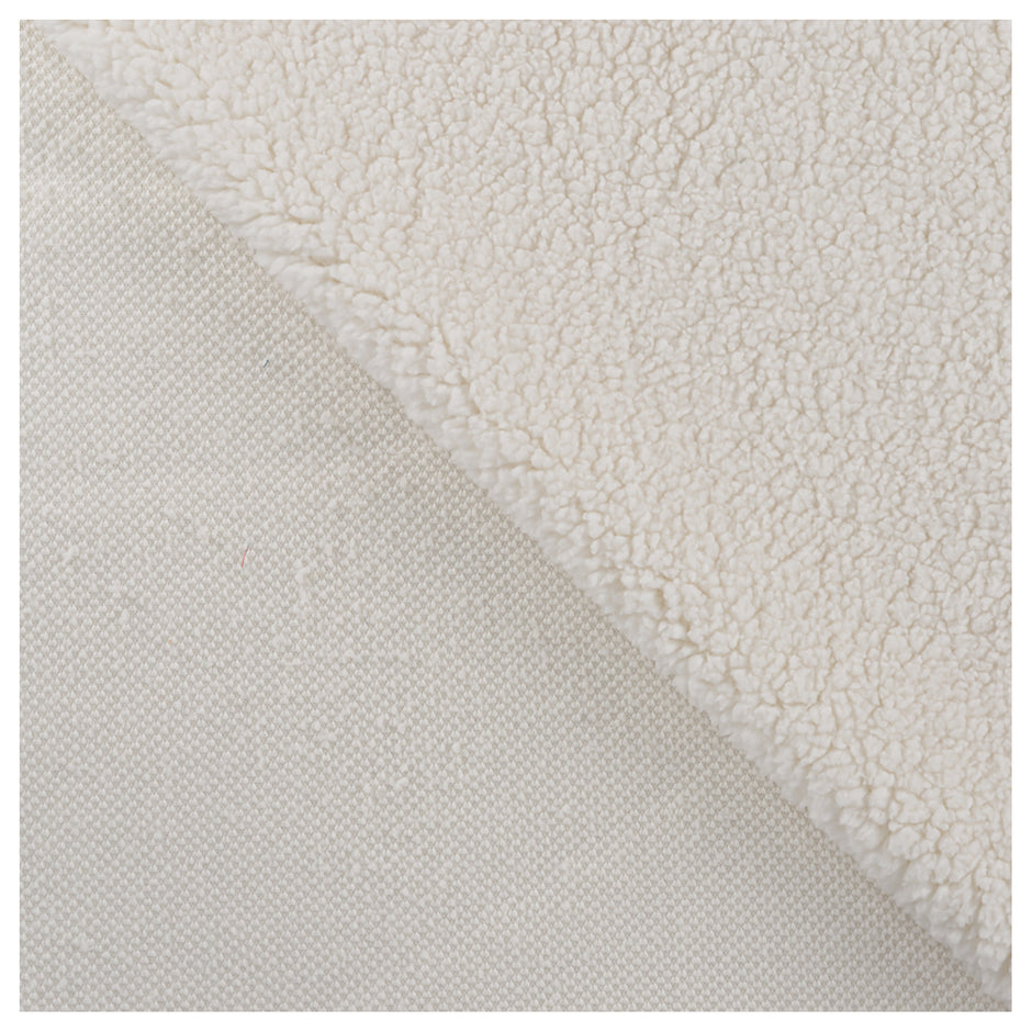 Plüsch Fellimitat ecru