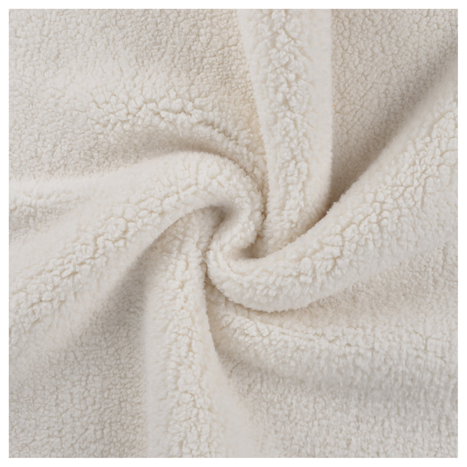 Plüsch Fellimitat ecru