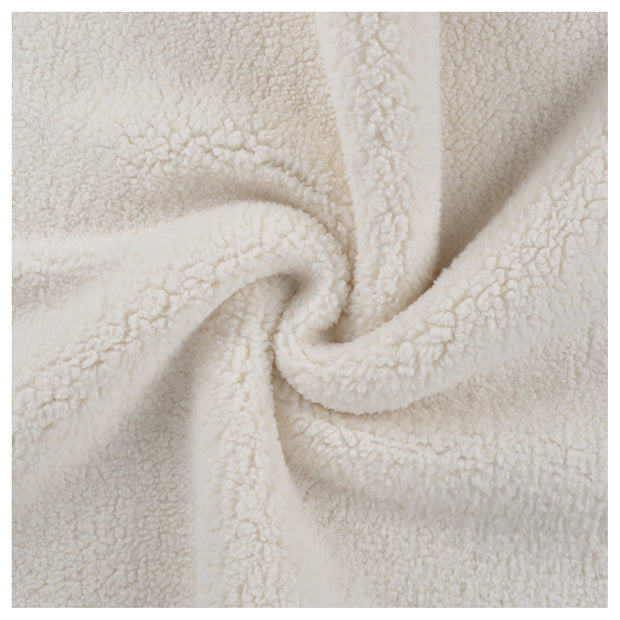 Plüsch Fellimitat ecru