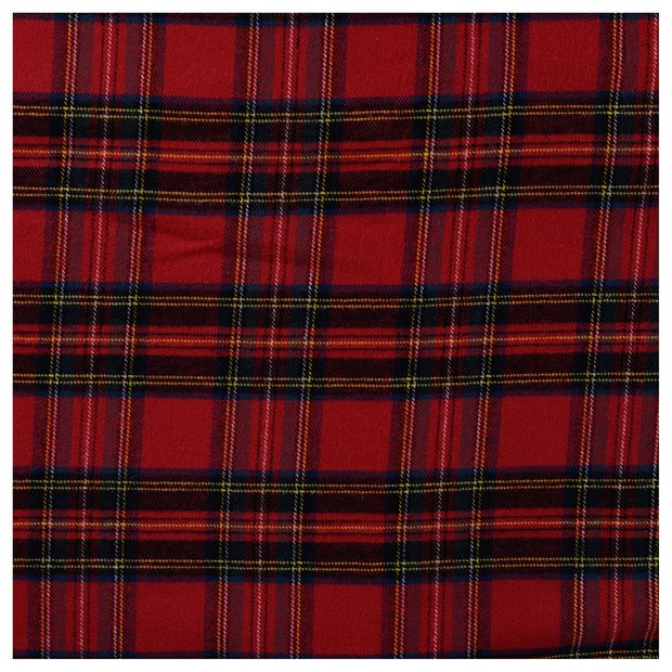 Baumwolle angeraut Kariert