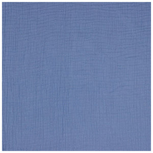 70cm Musselin Baumwolle 3-lagig blau