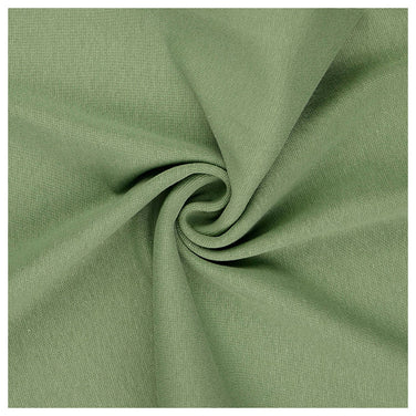 Stoffpaket French Terry Blumen und uni mit Bündchen