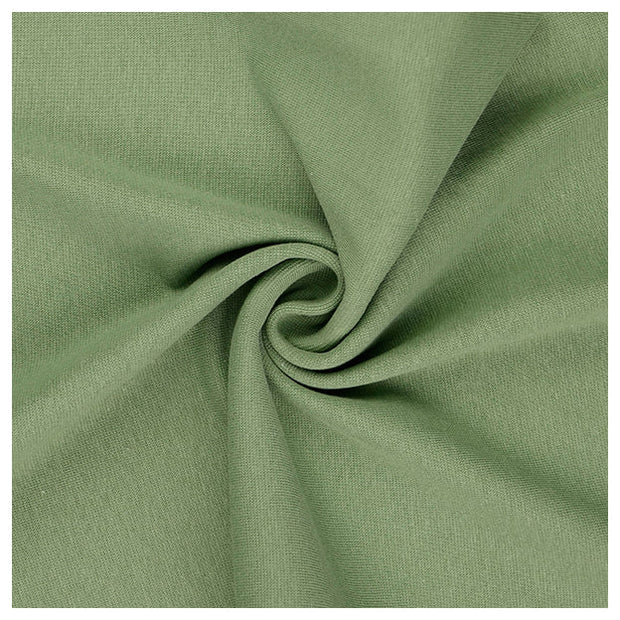 Stoffpaket French Terry Blumen und uni mit Bündchen