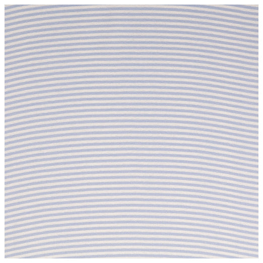 Bündchen Streifen hellblau/weiß