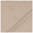 Bündchen Streifen taupe und weiß