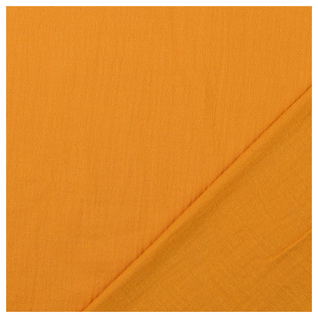 Musselin Baumwolle senfgelb