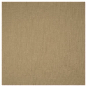 Musselin Baumwolle sand