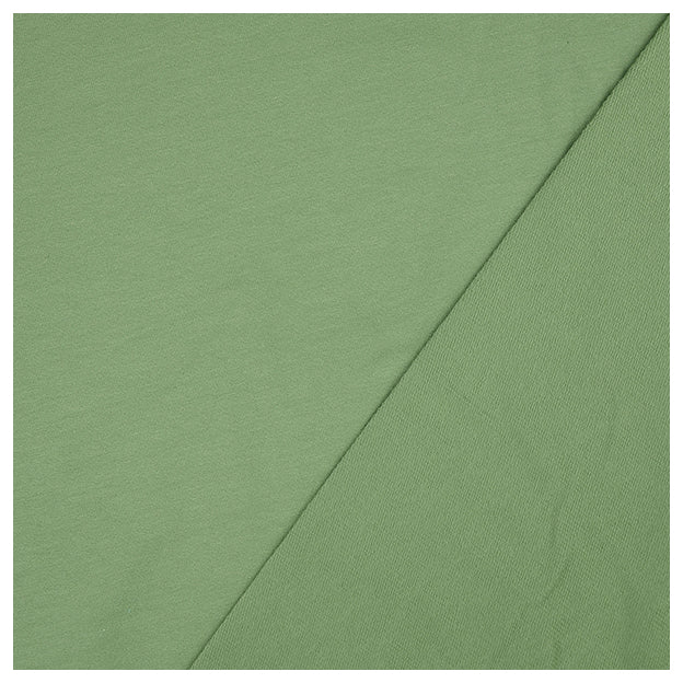 French Terry uni hellgrün