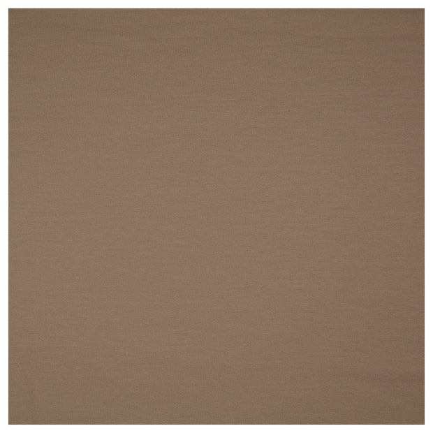 French Terry uni braun