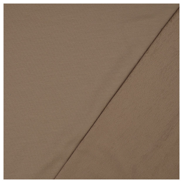 French Terry uni braun