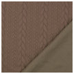 Zopf Jacquard/ Jersey taupe