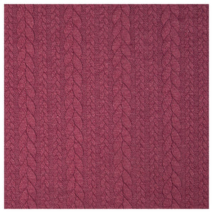 Zopf Jacquard/ Jersey pflaume