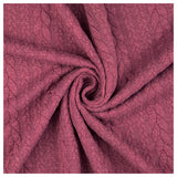Zopf Jacquard/ Jersey pflaume