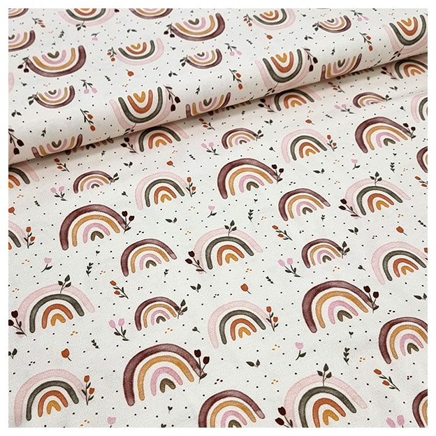 Baumwolljersey Regenbogenjersey Regenbogen Stoff Jersey