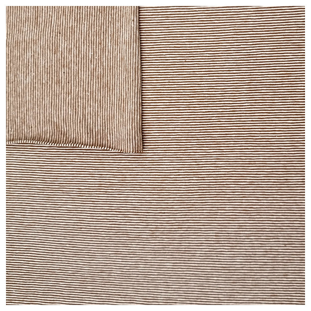 Jersey Streifen schmal caramel