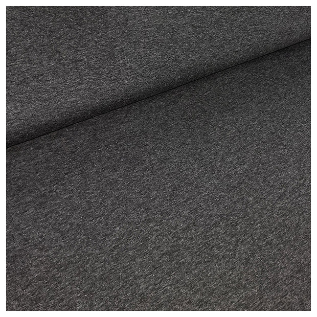 French Terry anthrazit meliert