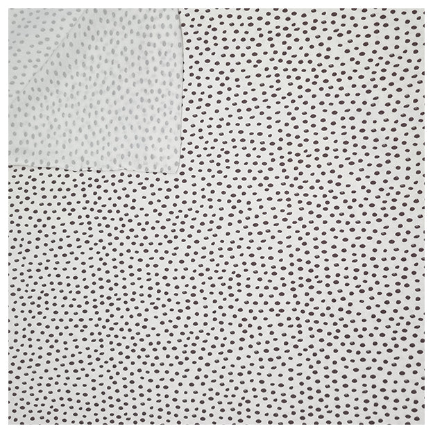Jersey dots naturweiß