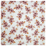 Jersey Digital Blumen rosa und weiß