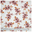 Jersey Digital Blumen rosa und weiß