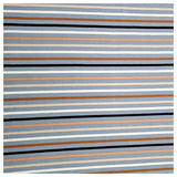 Jersey bunte Streifen stahlblau