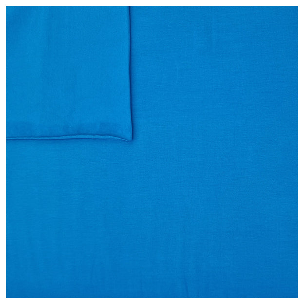 Baumwolljersey uni aqua