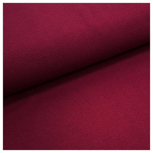 Waffelstoff Jersey bordeaux