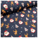 Jersey Weihnachten dunkelblau