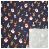 Jersey Weihnachten dunkelblau
