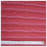 Alpensweat gewellte Streifen rot