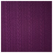 Zopf Jacquard/ Jersey dunkelviolett