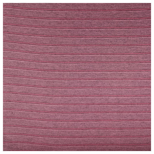 Bündchen Streifen rosa und grau
