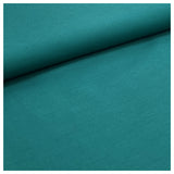 Baumwolle Satin uni petrol