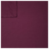 French Terry uni brombeer